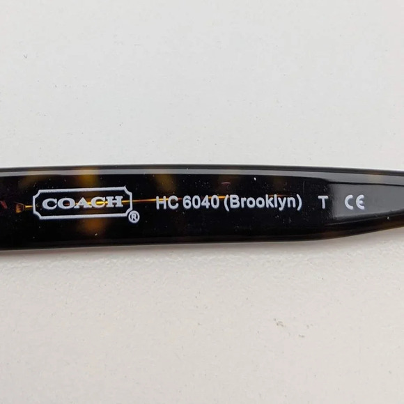 🕶️Coach HC6040 Brooklyn 5001 Eyeglasses 52/16 135 /ALE557🕶️ - Picture 3 of 6